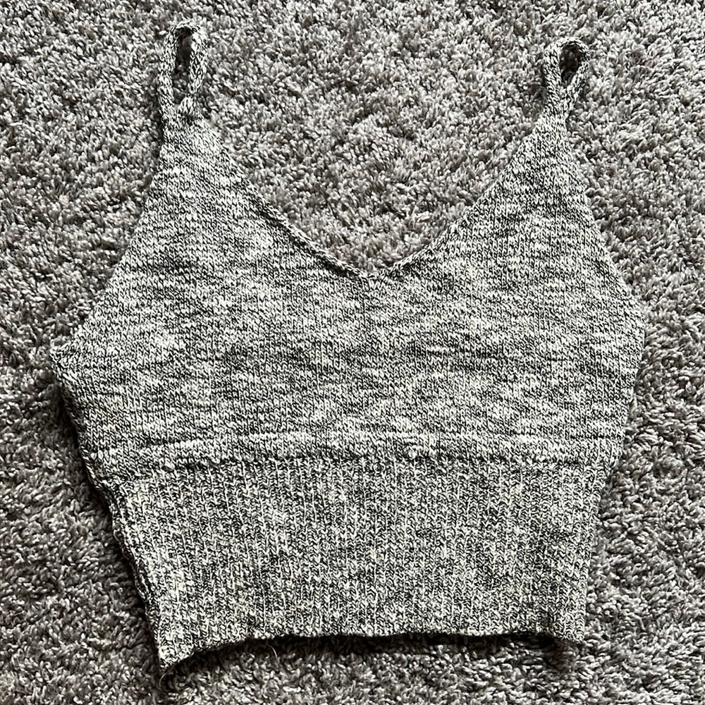 Debut Sweater Crop Top